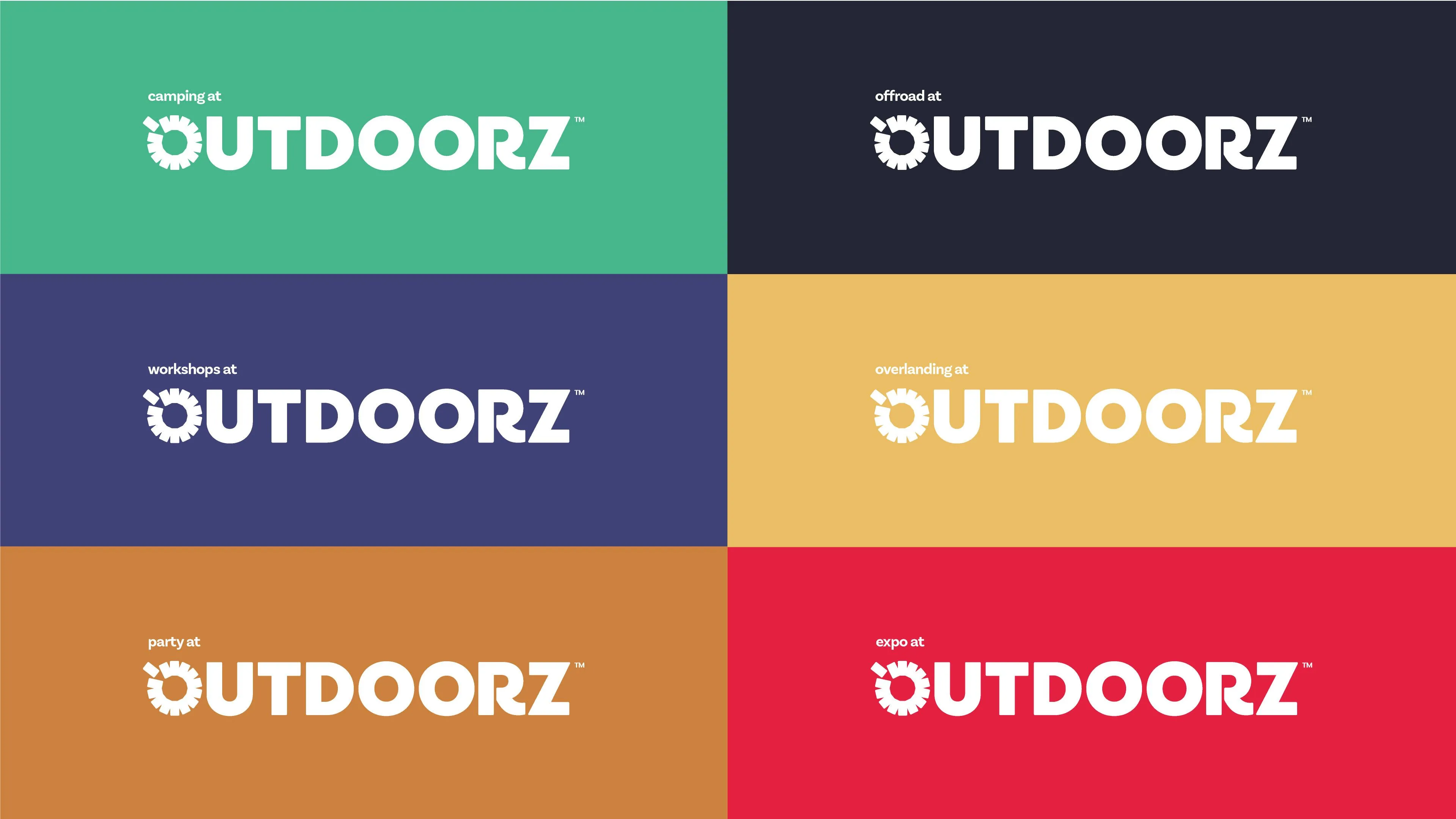 Outdoorz brand colours